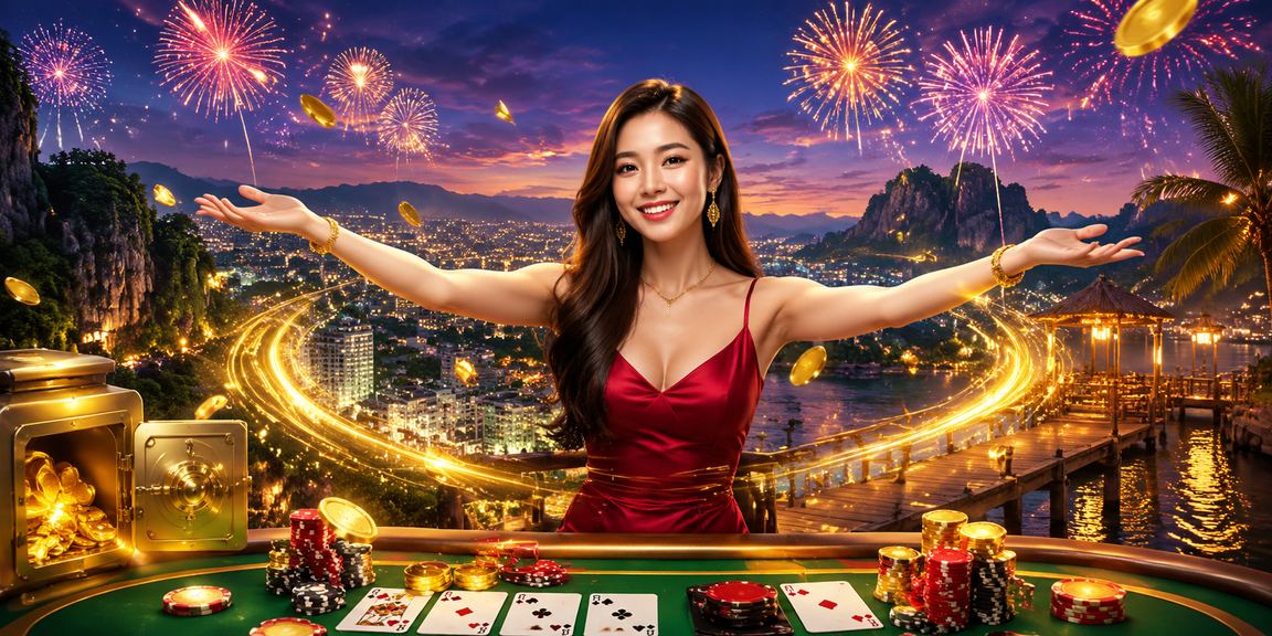 An Ipoh-style Baccarat player enjoying an online table game with dy90